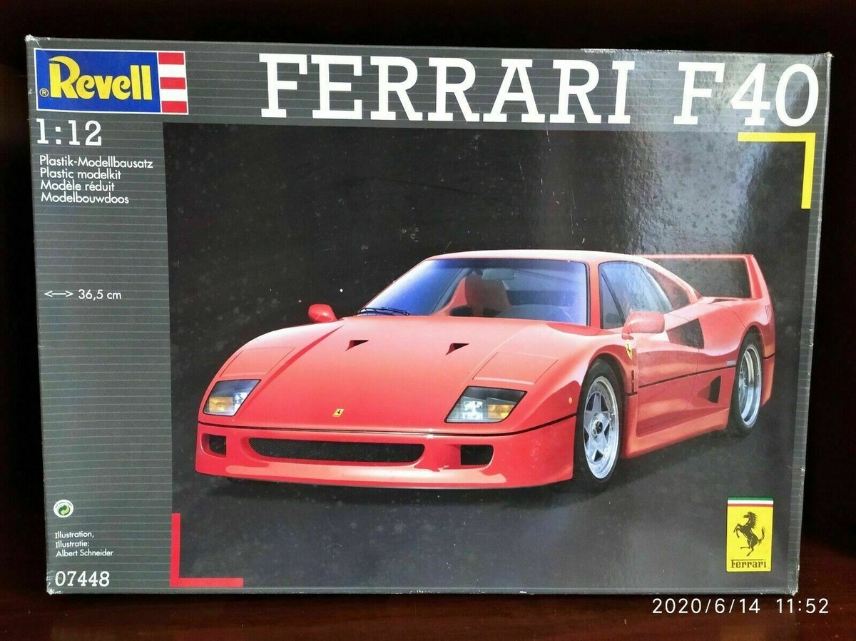 Ferrari F40 modellino 1:12 Revell Kit da costruire | eBay