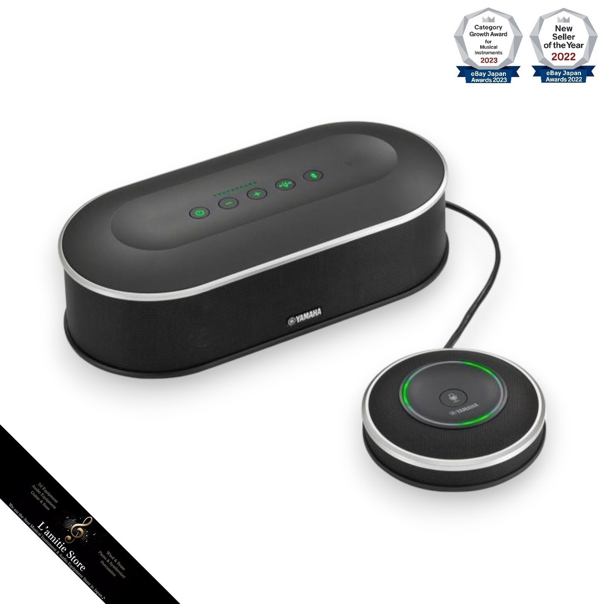 Yamaha YVC-1000 Microphone Speaker System Black Japan YVC1000