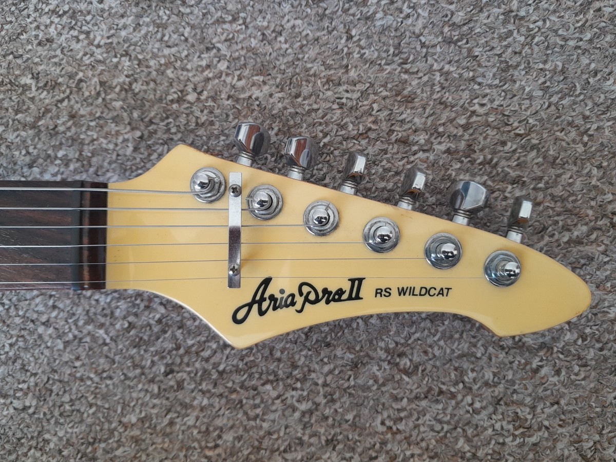 Aria Pro II RS Wildcat White 1986 Made in Japan Matsumoku | eBay