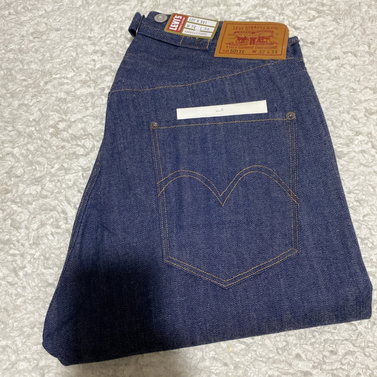 Levi's® Vintage Clothing 1890 XX501® ORIGINAL FIT MEN'S JEANS Size