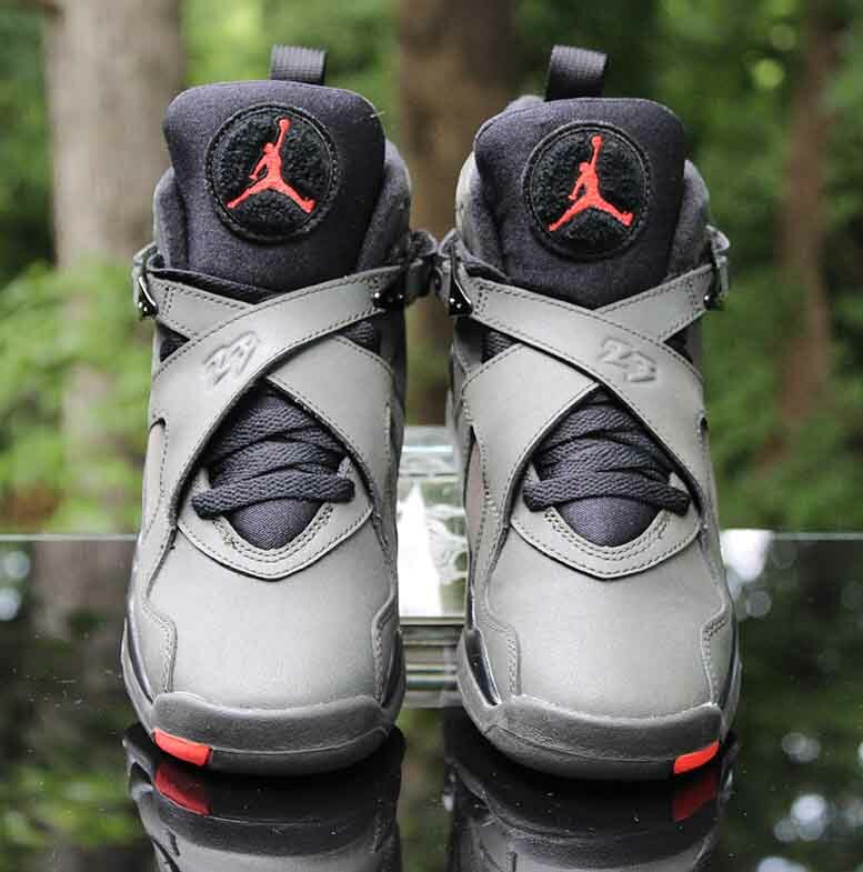 Air Jordan 8 Retro Take Flight Size 4Y Sequoia Black Orange Custom