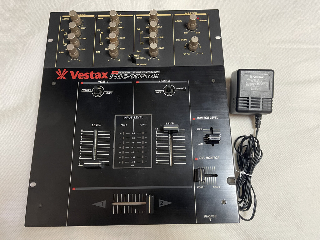 音出確認済／純正AC付】VESTAX PMC-005 PRO III VCA 音出確認済／純正