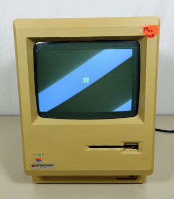 Vintage Apple Macintosh Plus 1MB M0001A Desktop Computer - Powers