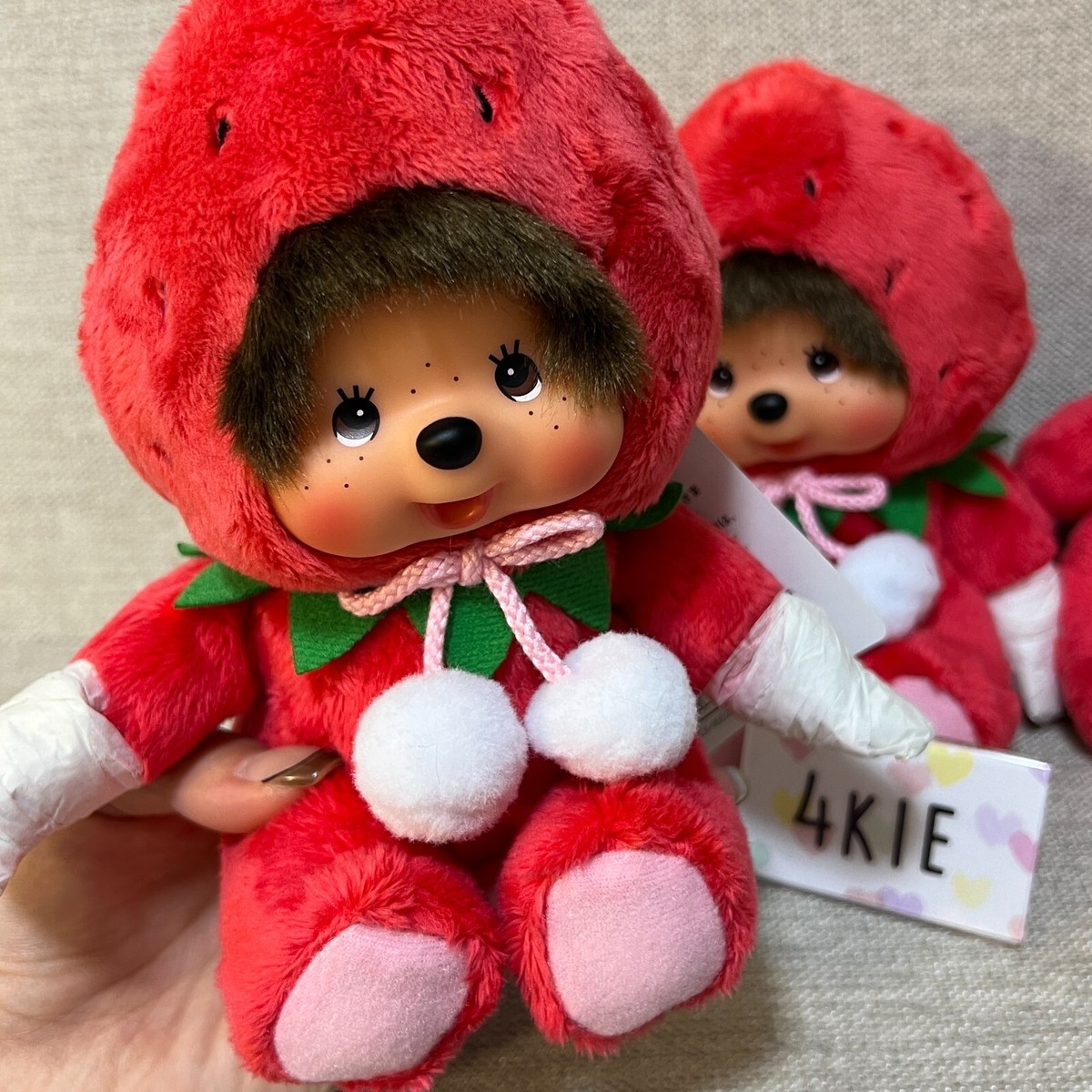 Rare Monchhichi Strawberry | eBay
