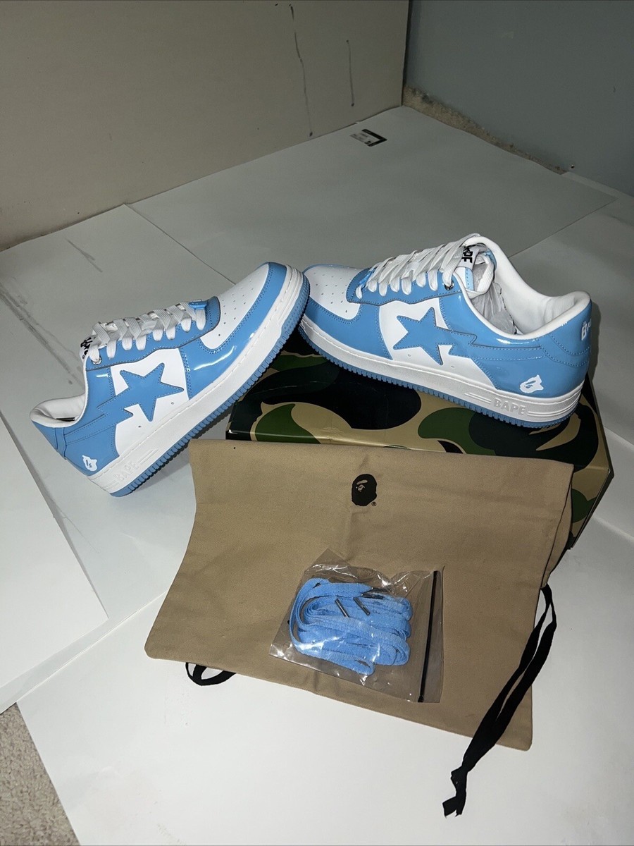 A Bathing Ape Bape Sta “Sax” Low Blue Bundle (Size 13) | eBay