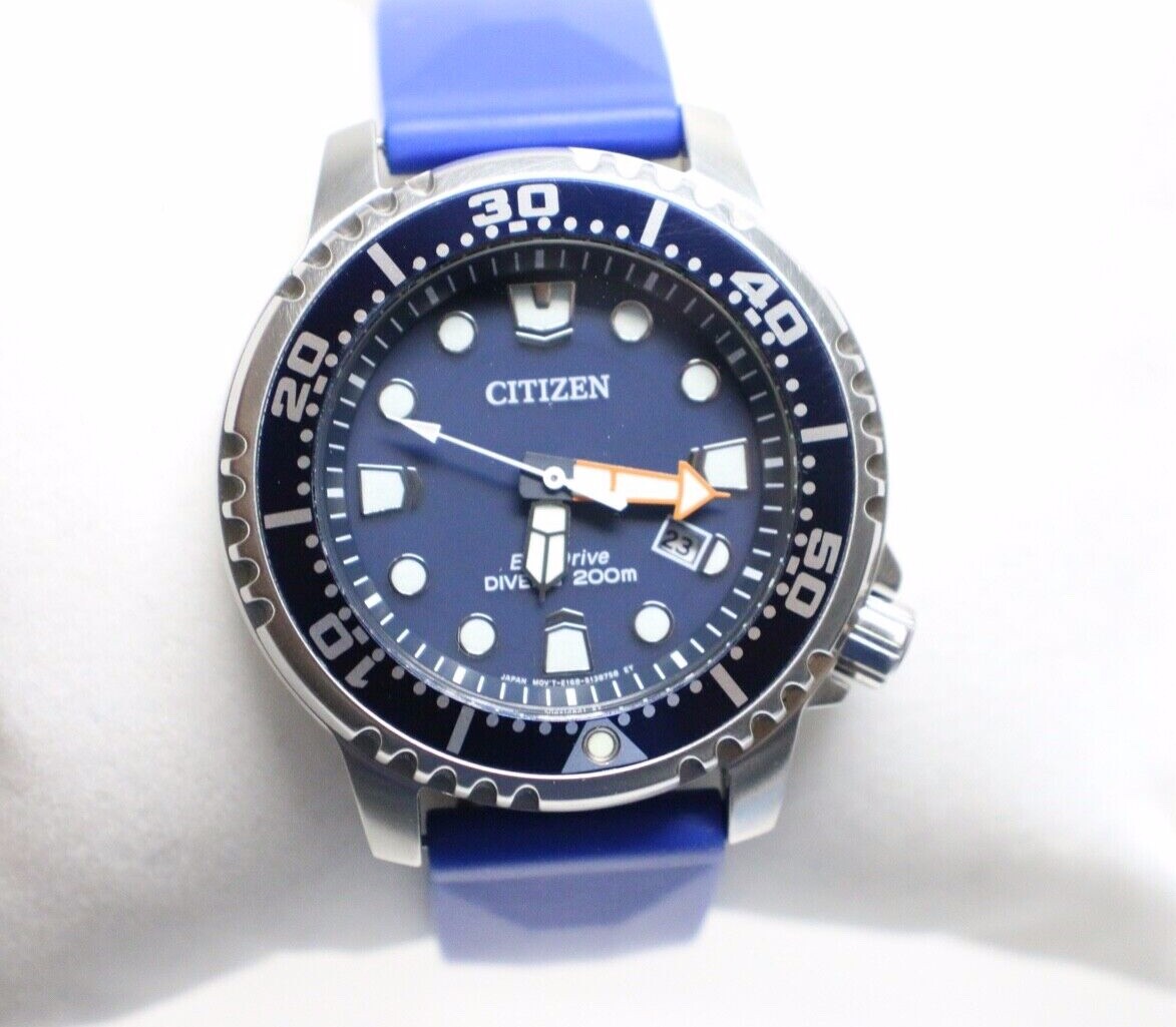 Citizen ProMaster E168-S 126134 Eco Drive 200M DIVERS Watch | eBay