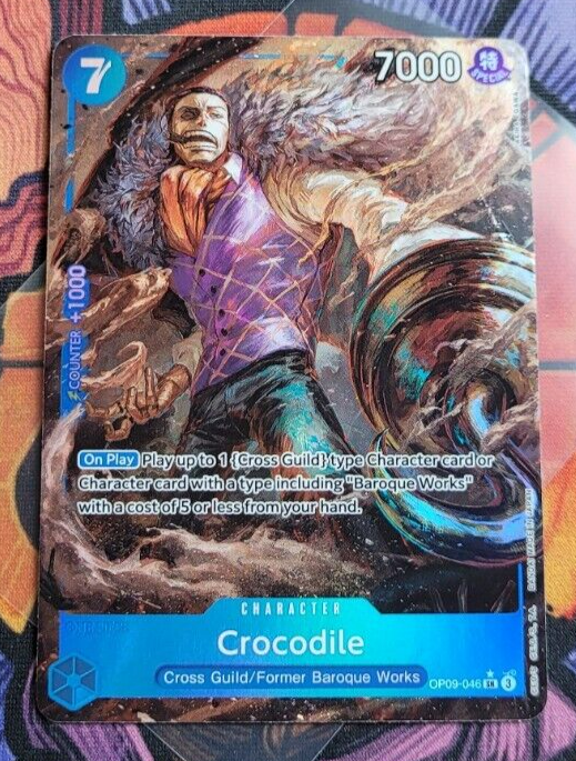 Crocodile OP09-046 SR Parallel Alt Art One Piece Card English | eBay