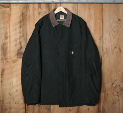 CARHARTT C55 'Arctic Extremes' Black Cordura Nylon Coat Sz. XXL