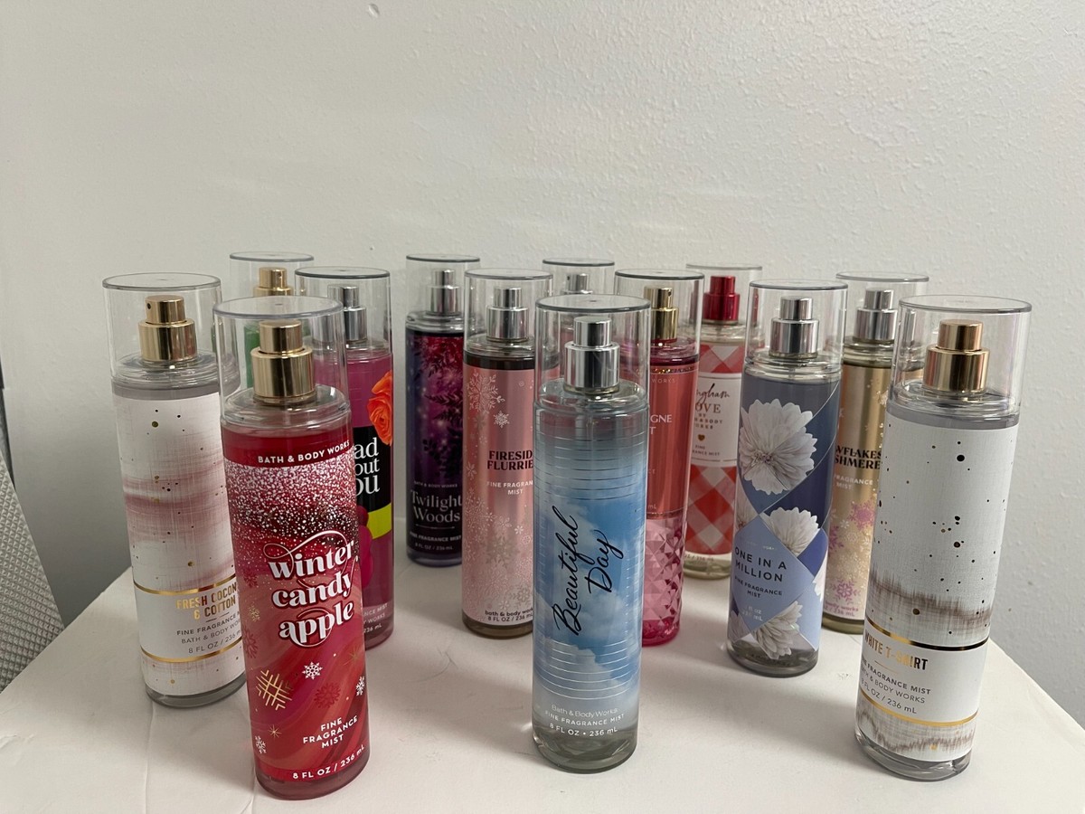 Bath and Body Works Fine Fragrance Mist Full Size 8 oz Splash