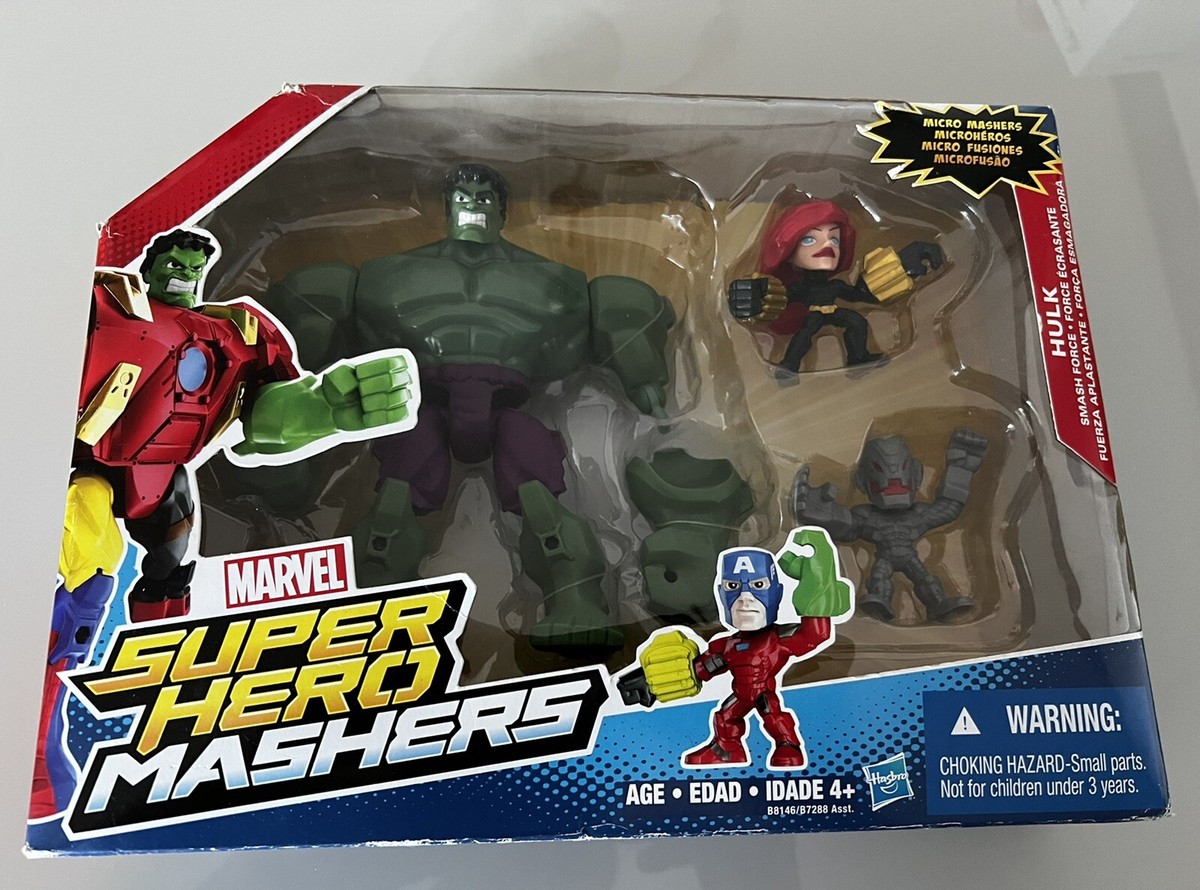 Marvel Super Hero Mashers Hulk Smash Force Figure Set [Micro