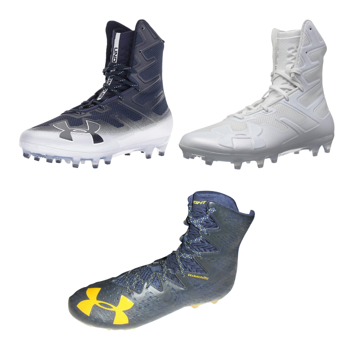 Under Armour Highlight MC Men's Hightop Football Cleats Molded | eBay