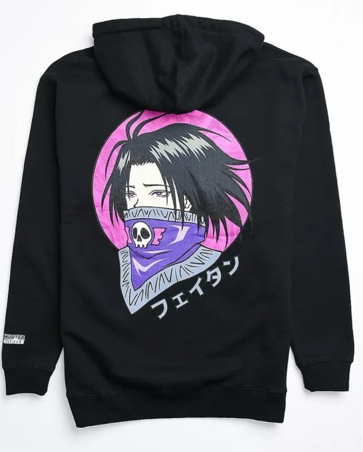 official hypeland hunter x hunter feitan black hoodie b39 | eBay
