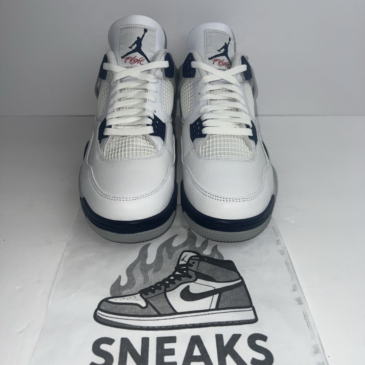 Size 10 - Jordan 4 Retro Mid Midnight Navy for sale online | eBay