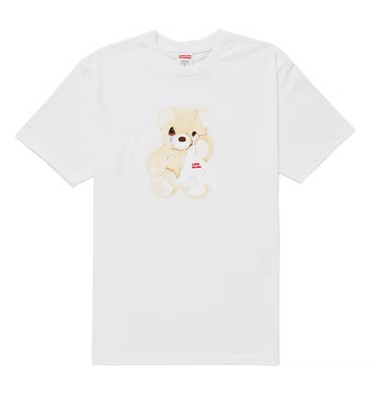 SUPREME BEAR TEE WHITE SS25 WEEK 18 (BRAND NEW) SIZE LARGE | eBay