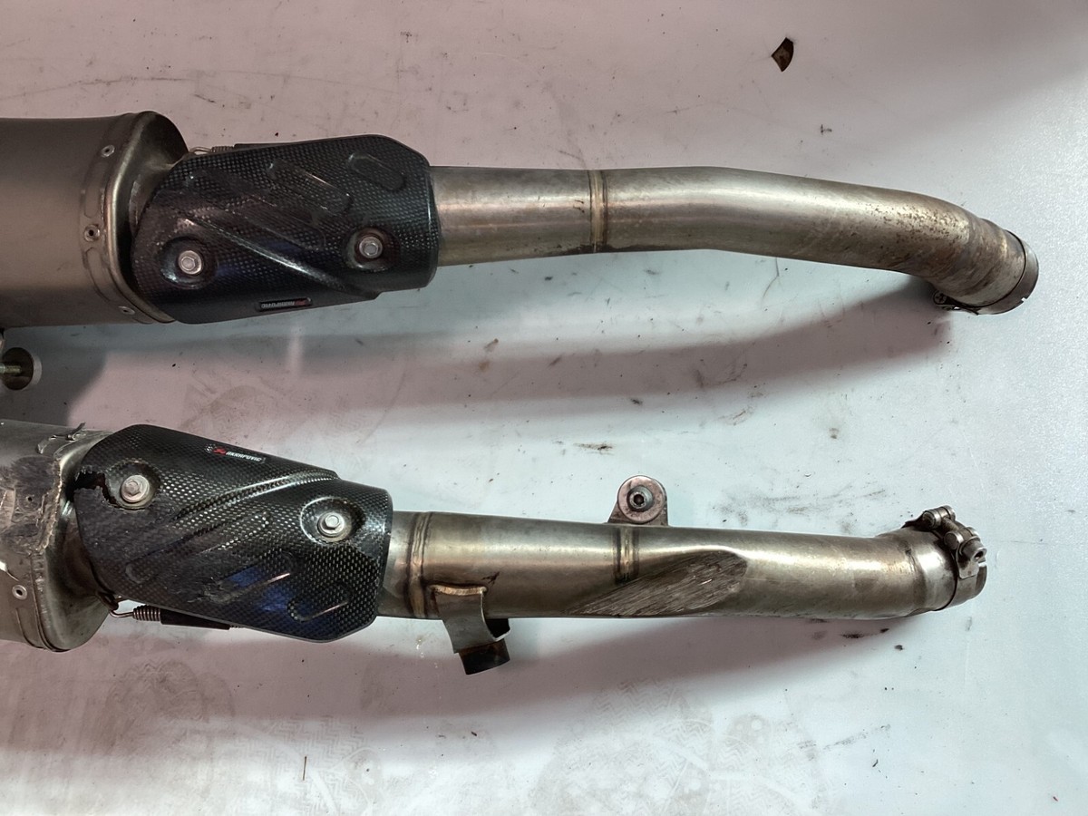 12-23 KAWASAKI NINJA ZX14 ZX14R AKRAPOVIC TITANIUM SLIP ON EXHAUST