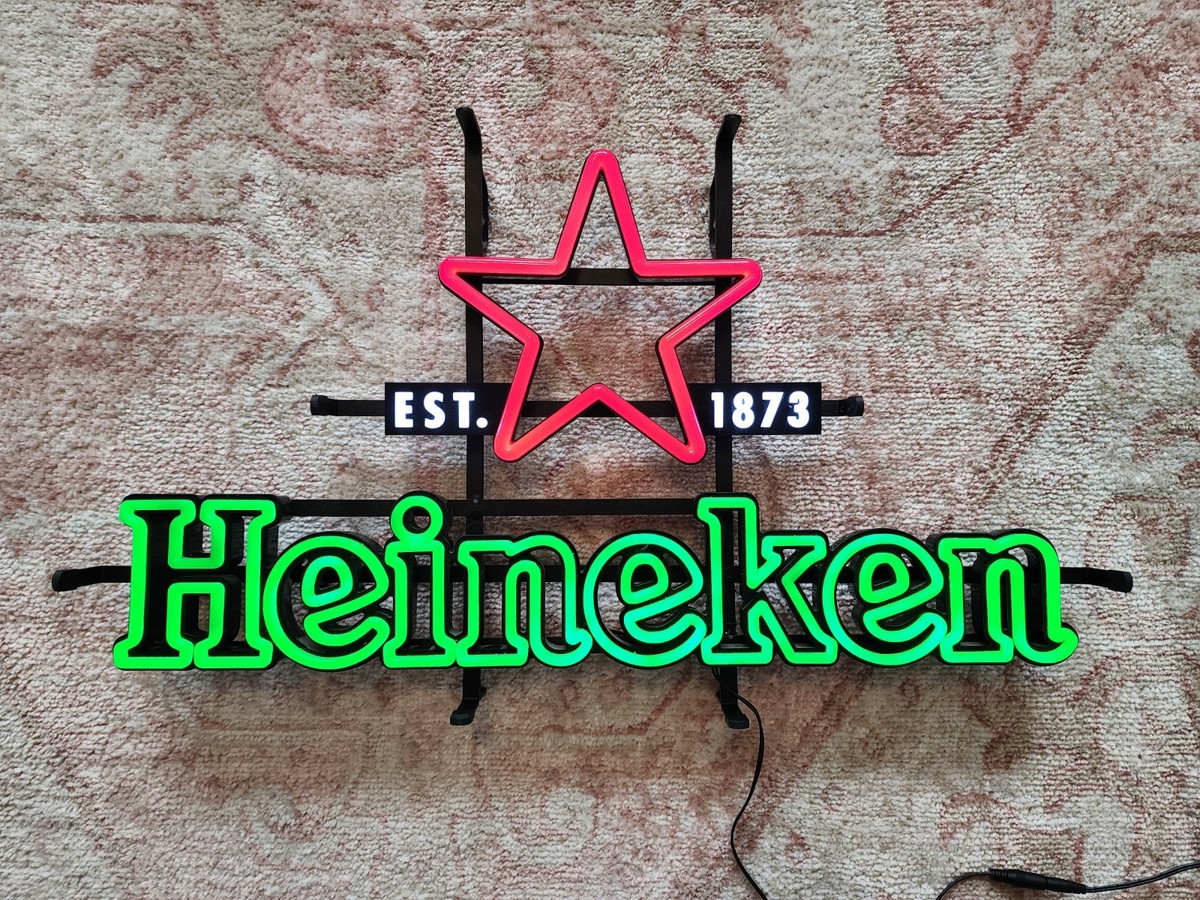 Heineken(ハイネケン)のネオンサイン、ネオン管 ノベルティ Heineken