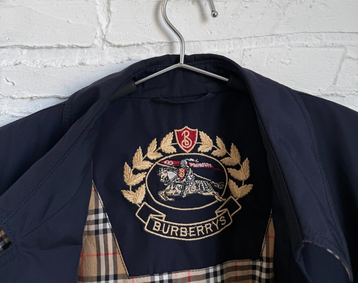Vintage 90s Burberry Prorsum Harrington Jacket Nova Check Lining