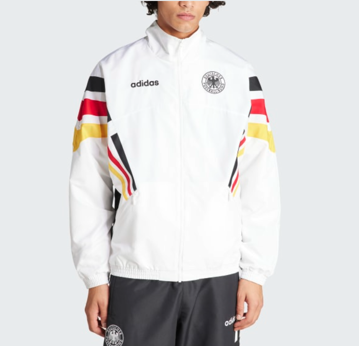 Adidas Germany 1996 Woven Track Jacket White Asian Sizing IT7752