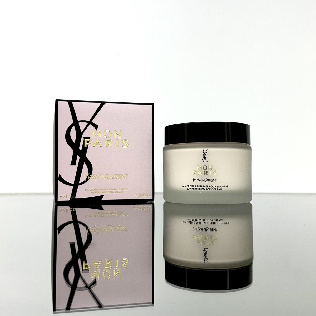 MON PARIS by Yves Saint Laurent 6.7oz-200ml PERFUMED BODY CREAM