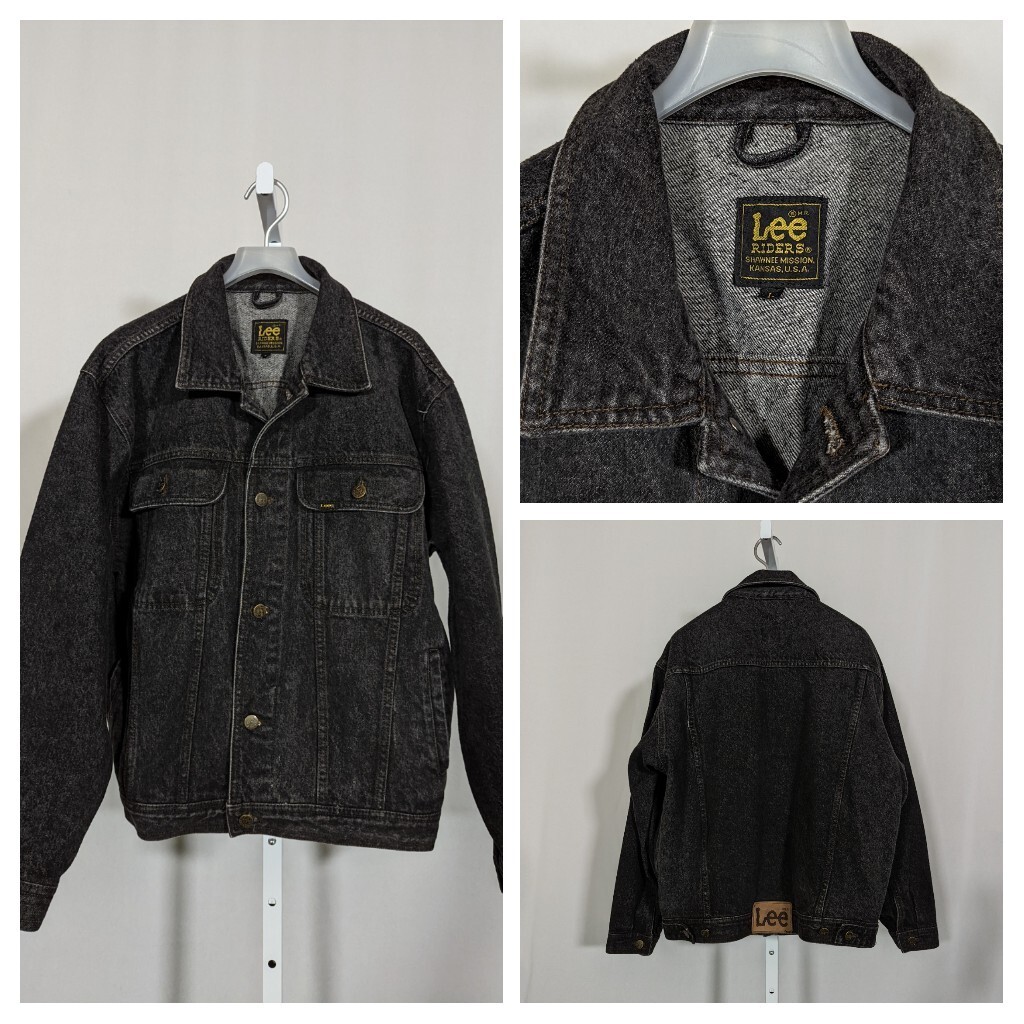 Lee Riders MR Vtg Shawnee Mission Kansas USA Black Denim Jean