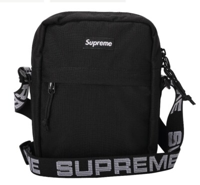 Supreme - SS18 Shoulder Bag - Black - Mint Condition | eBay
