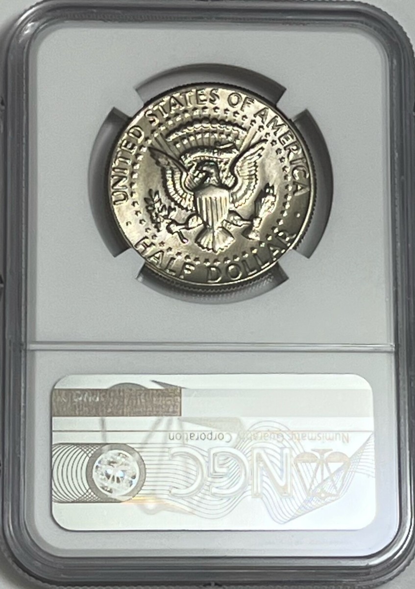 1971 D NGC MS68 Mint State Clad Kennedy Half Dollar Business