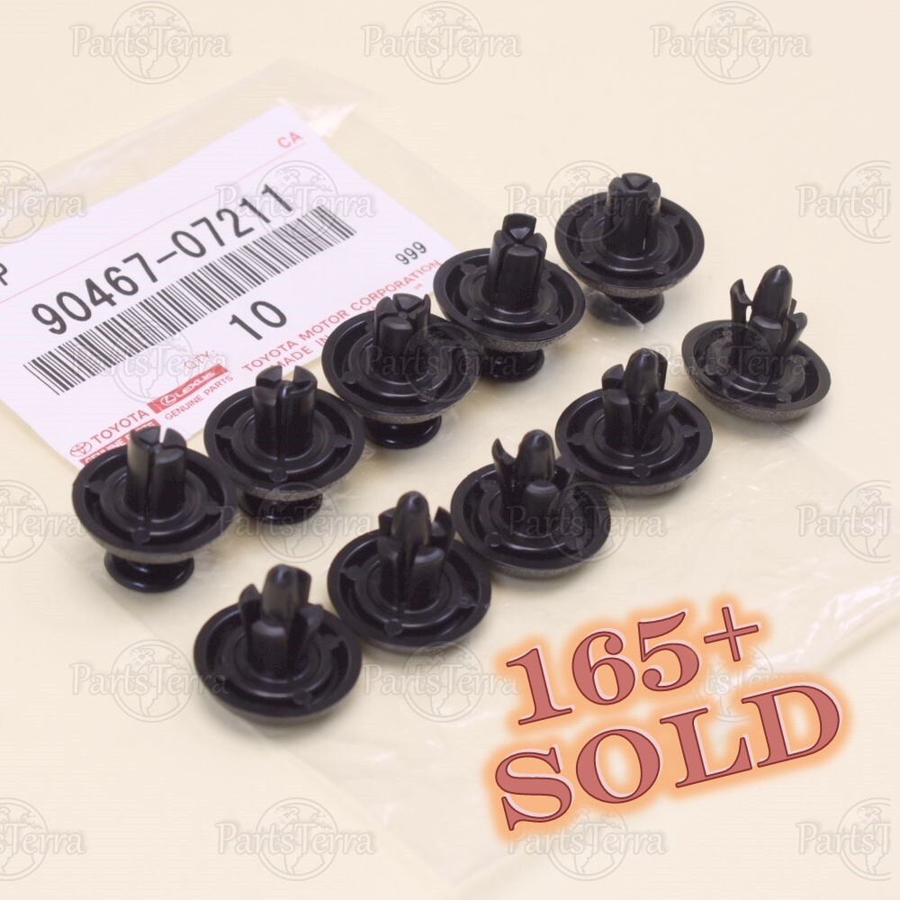 9046707211 Genuine Toyota Lexus Cowl Top Ventilator Louver Clips