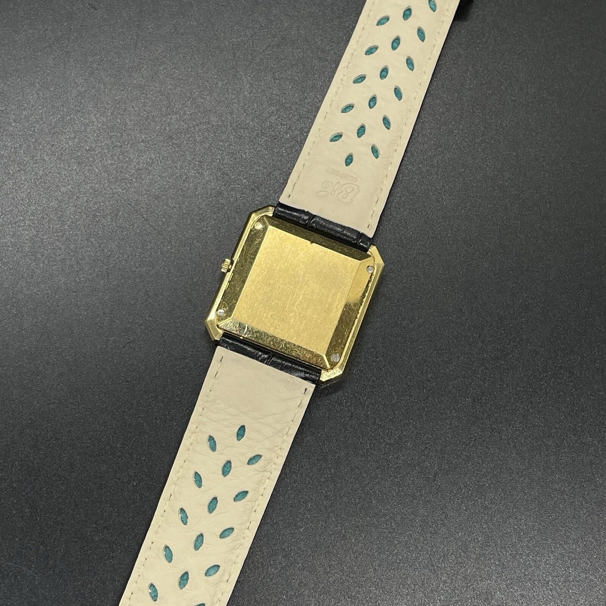 Vintage Raymond Weil Geneve Quartz 18k Gold Electroplated Watch