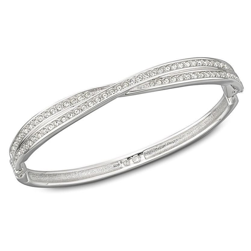 NEW Swarovski Edith Clear Crystal Bangle Style 1808935 | eBay