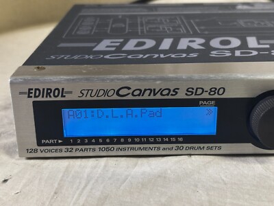 Edirol SD-80 Studio Canvas 128-Voice USB Sound Module Roland | eBay