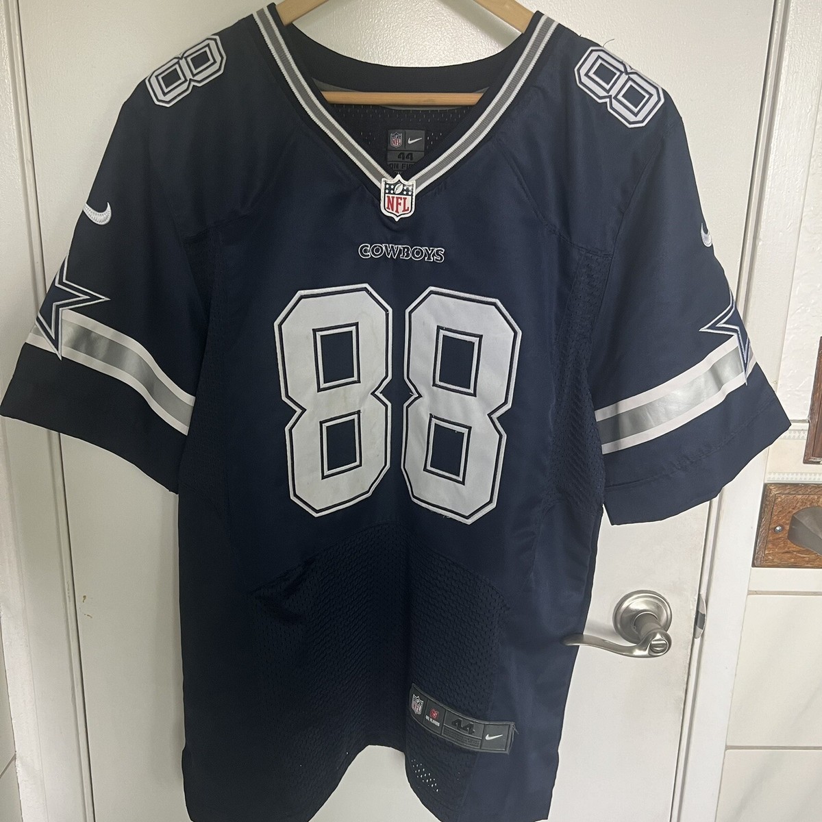 Dez Bryant Nike Jersey Blue #88 On Field NFL Dallas Cowboys Mens