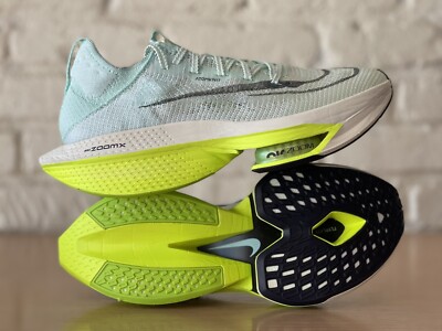 Nike Air Zoom Alphafly NEXT% 2 Women Sz 10 / Men 8.5 Mint Race