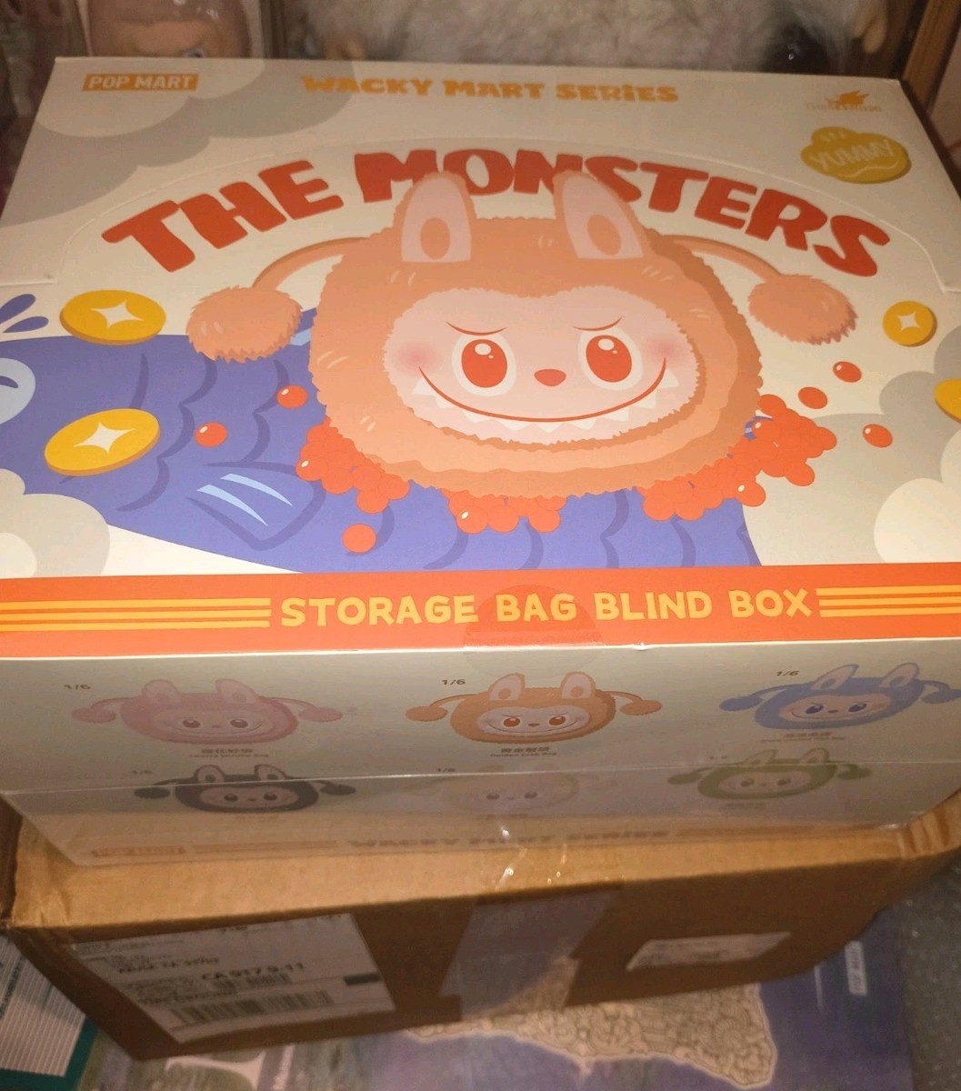 POP MART The Monsters LABUBU Wacky Mart Series Storage Bag Blind