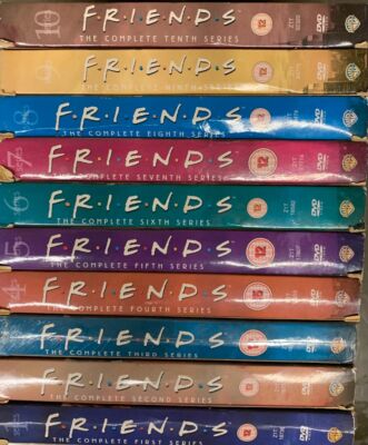 Friends - Complete series 10 Seasons - 30 DVD set - Region 2- EX