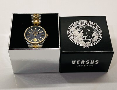 Versus Versace Two Tone Blue Face Mens Watch | eBay