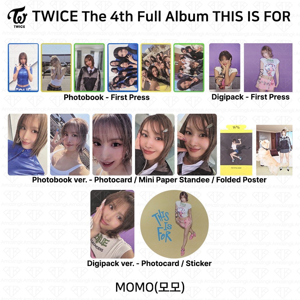 TWICE 4th Full Album THIS IS FOR Photobook / Digipack ver
