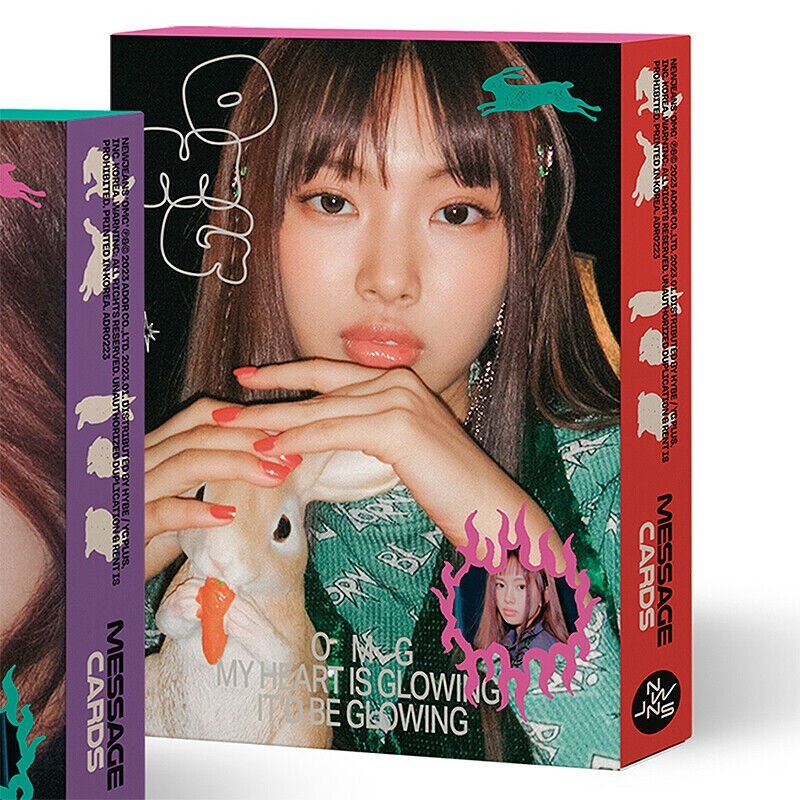 NEWJEANS [OMG] 1st Single Album MESSAGE CARD HYEIN Ver CD+Photo