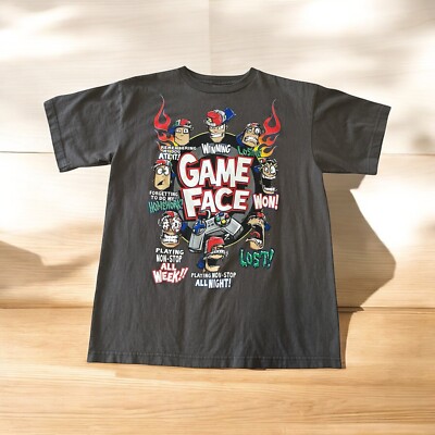 Game Face Shirt Youth XL Grey /multicolor/Video Games /Gaming Y2K