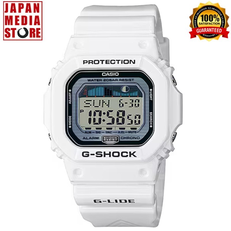 CASIO G-SHOCK GLX-5600-7JF G-LIDE White Tide Moon Data World Time