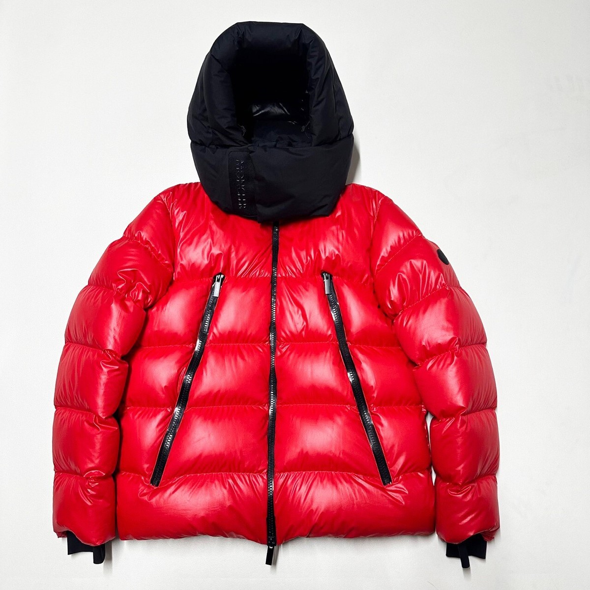 100% AUTHENTIC MONCLER ZUBAIR SIZE 3 L LARGE RED DOWN MENS PUFFER