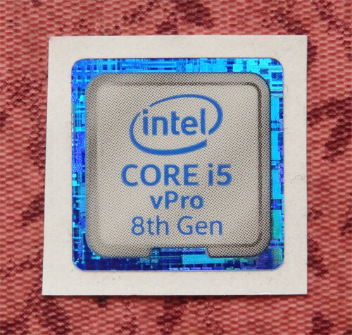 Intel Core i5 vPro 8th Generation Sticker 18 x 18mm Case Badge | eBay
