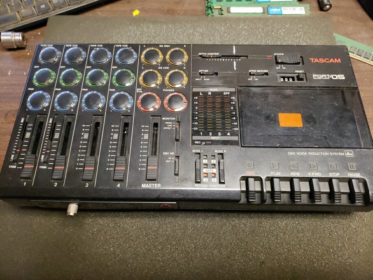 Tascam Porta 05 Ministudio Multitrack Cassette Recorder 4-track 4