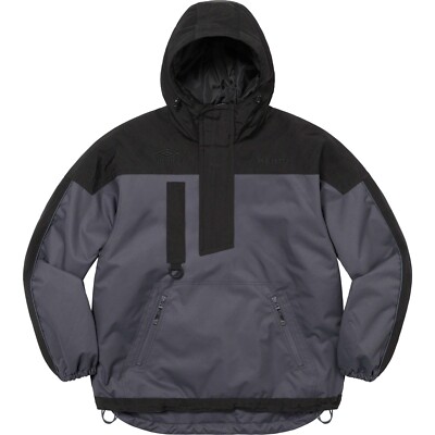 SUPREME x UMBRO HOODED ANORAK Dark Purple Water Resistant Jacket