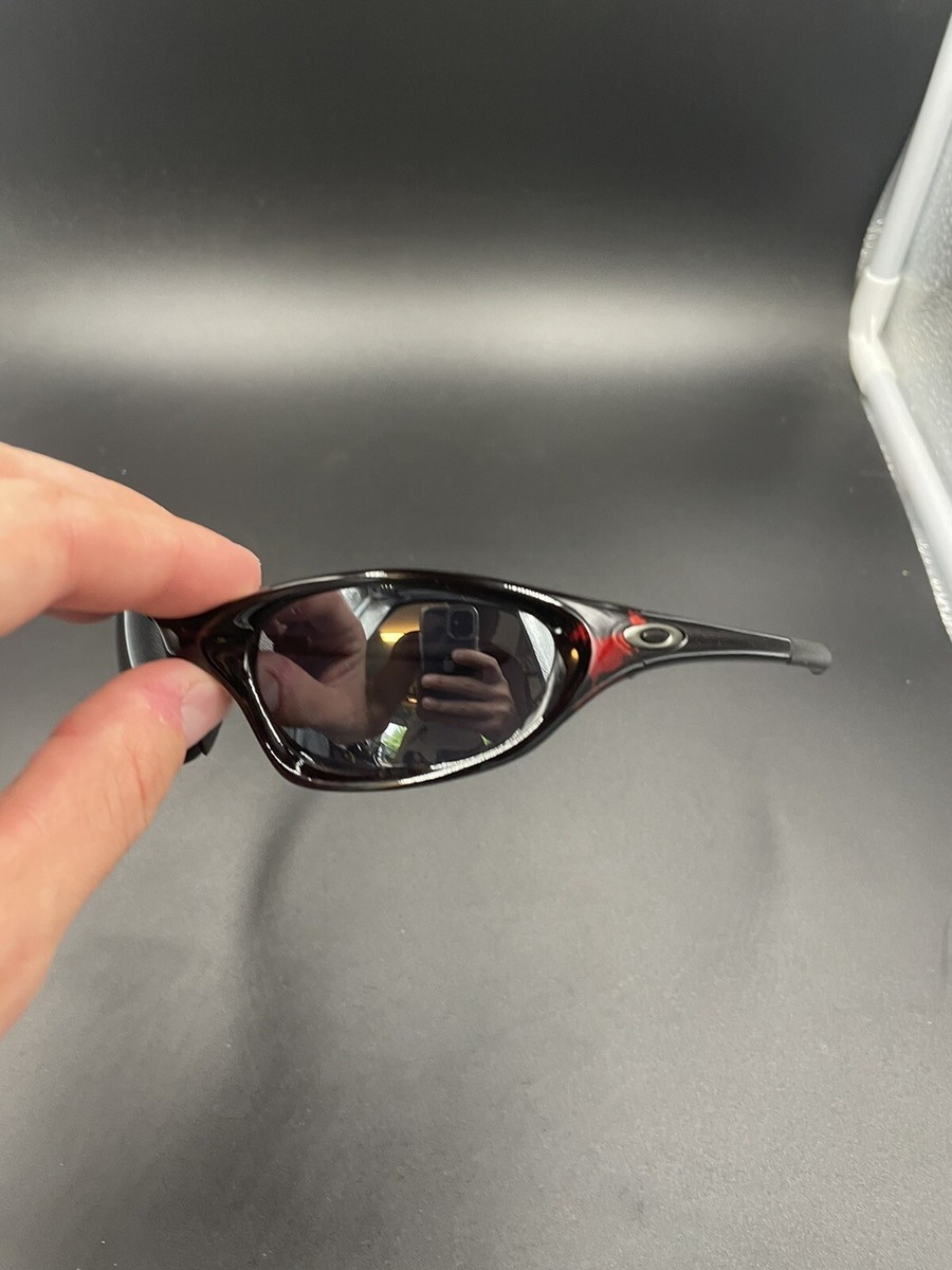 Oakley New Straight Jacket Blood Skull w/Black Iridium Lenses | eBay