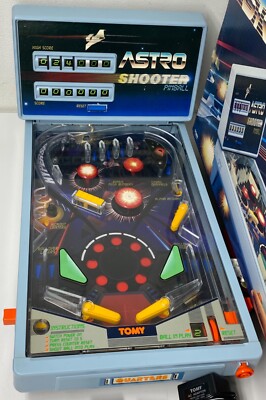 Vintage 1983 TOMY Astro Shooter Pinball Machine # 7024 + Original