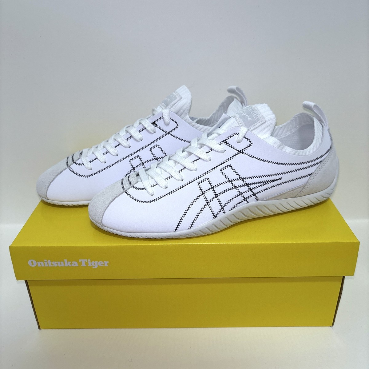 Onitsuka Tiger SCLAW 1183B969 100 WHITE BLACK Unisex Size | eBay
