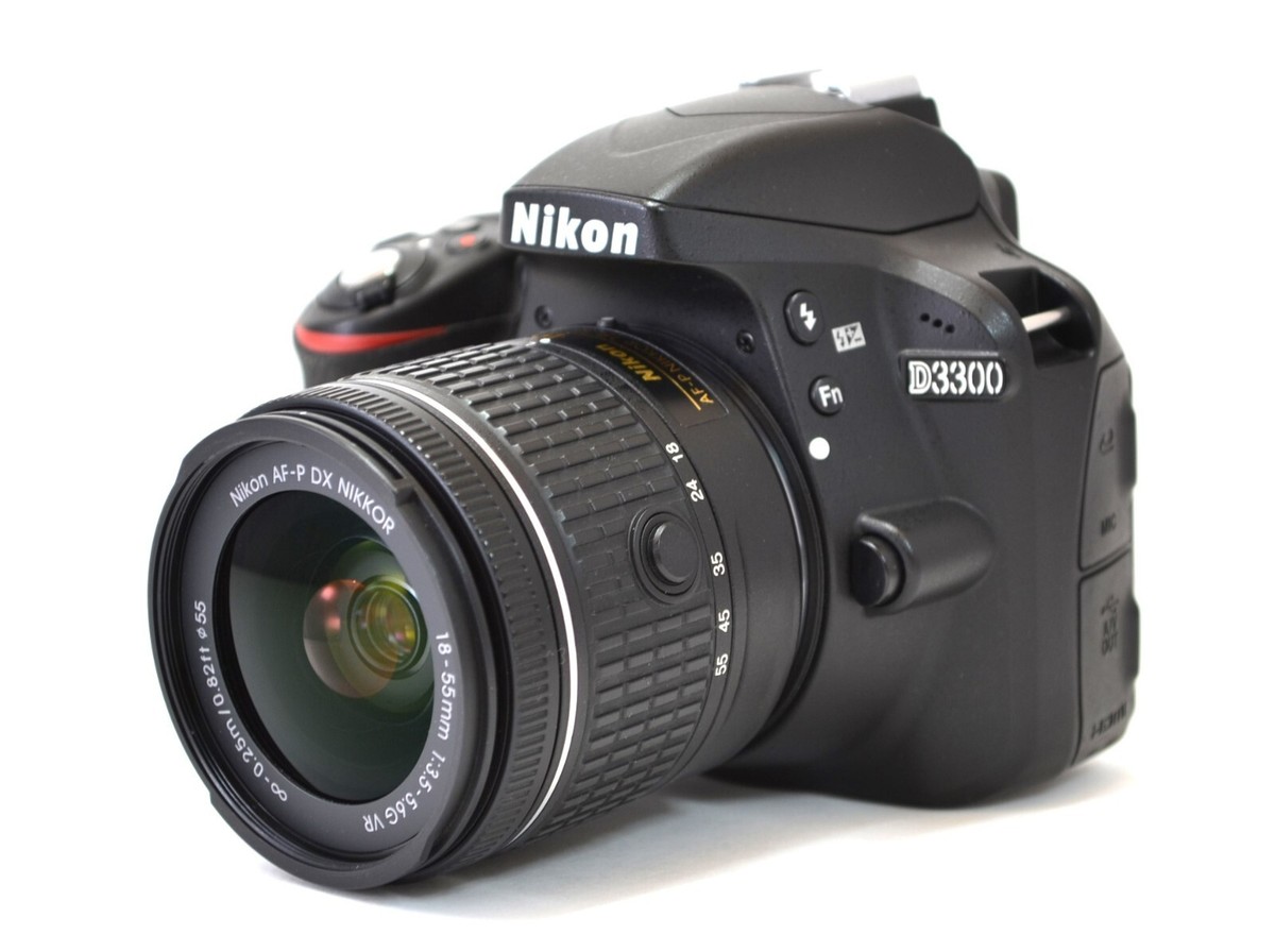 Nikon D3300 24.2MP Digital SLR Camera AF-P 18-55mm f/3.5-5.6G VR