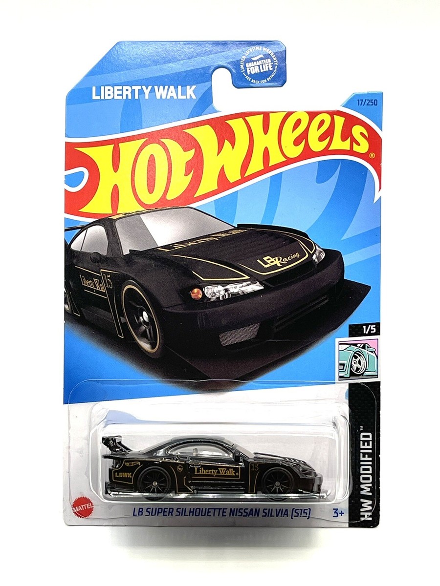Hot Wheels Liberty Walk LBWK (black) Silhouette Nissan Silvia (S15