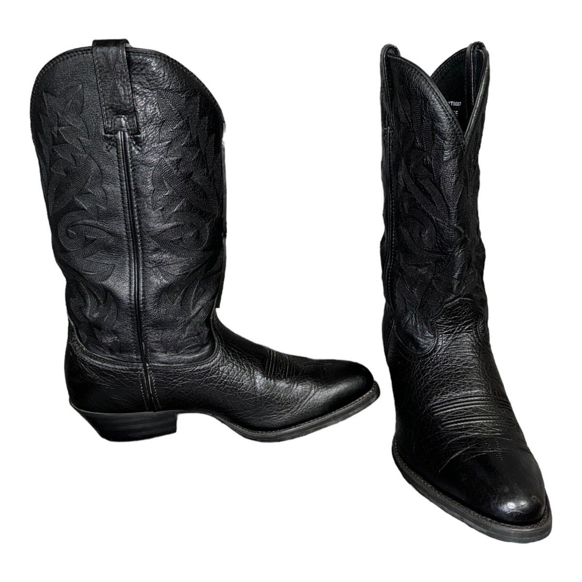 Twisted X Black Leather Boots Western Cowboy Boots Size 9 EE | eBay
