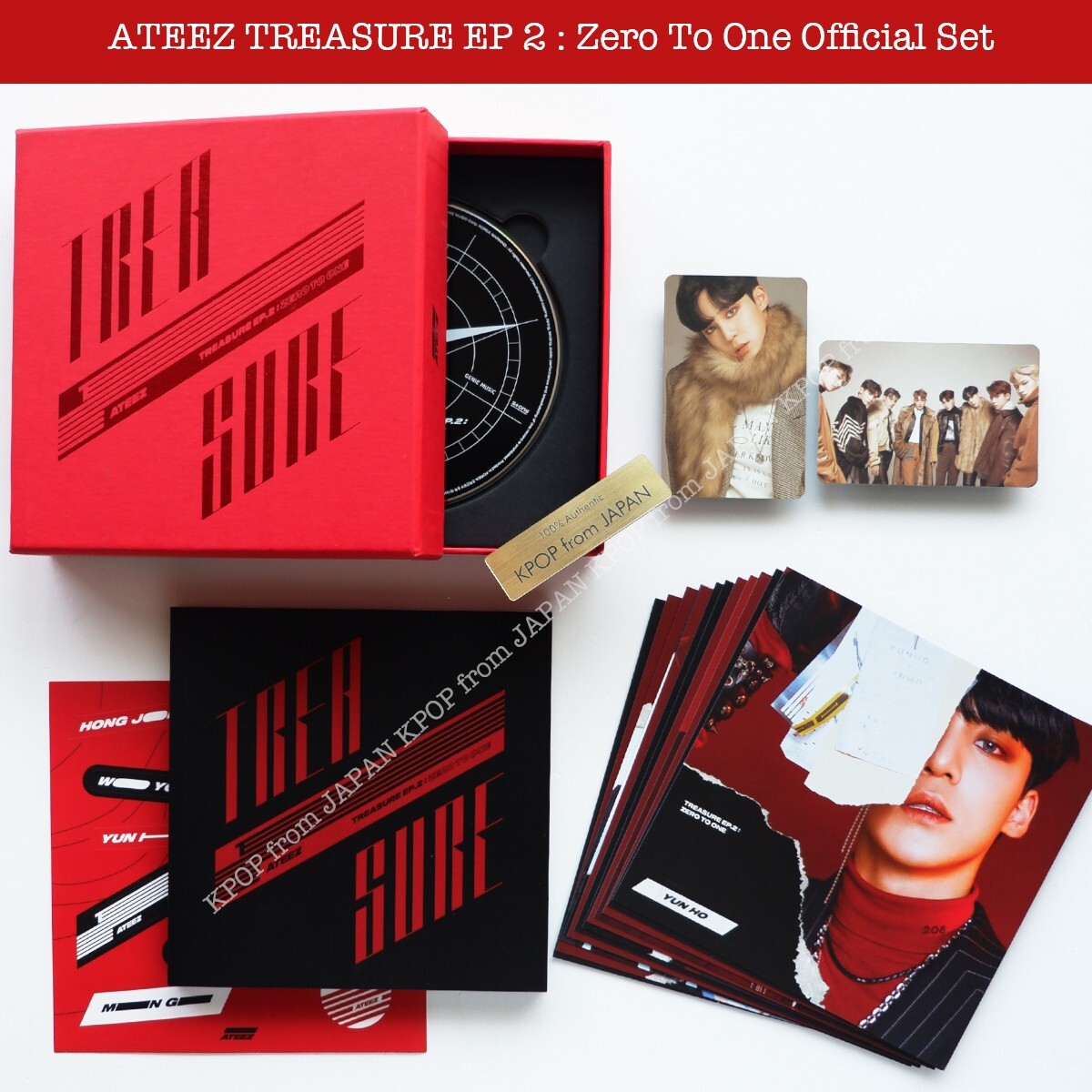YUNHO ATEEZ TREASURE EP 2 : Zero To One Official Album Photocard